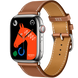 Apple Watch 8 45mm LTE Hermes Silver Stainless Steel Case with Gold Single Tour MNL03