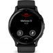 Garmin Venu 3 Slate Stainless Steel Bezel with Black Case and Silicone Band 010-02784-01