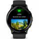 Garmin Venu 3 Slate Stainless Steel Bezel with Black Case and Silicone Band 010-02784-01