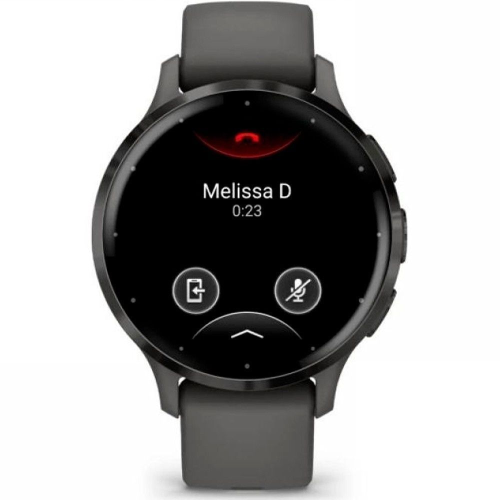 Garmin Venu 3S Slate S. Steel Bezel w. Pebble Gray Case and S. Band 010-02785-00/50
