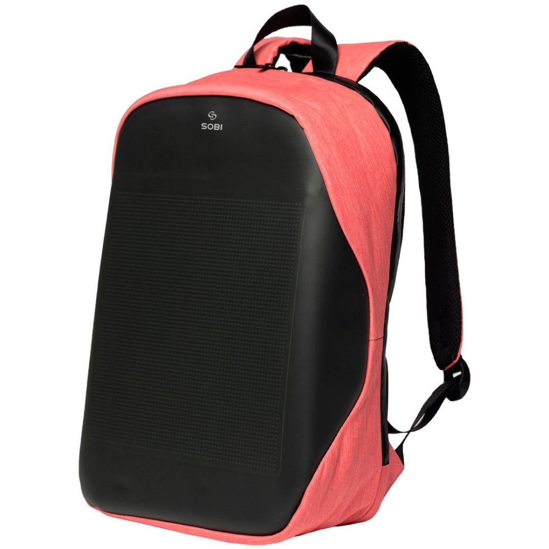 Рюкзак Sobi Pixel Neo SB9704 Pink с LED экраном