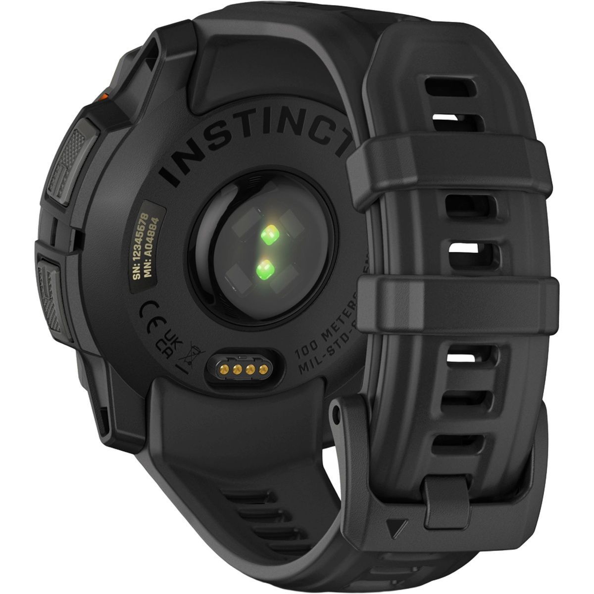 Смарт-годинник Garmin Instinct 3 45mm Solar Tactical Edition Black with Black Band (010-02934-50)
