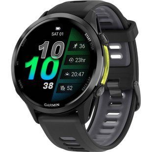 Garmin Forerunner 970 Carbon Gray DLC Titanium / Black Case and Black/Translucent W. 010-02969-00/10