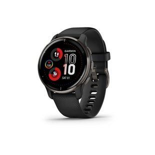 Garmin Venu 2 Plus Slate S. Steel Bezel w. Black Case and S. Band 010-02496-01/11/51