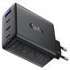 Мережевий зарядний пристрій Acefast A94 PD100W GaN 3xUSB-C+USB-A Black