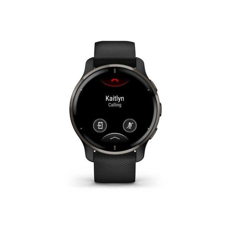 Garmin Venu 2 Plus Slate S. Steel Bezel w. Black Case and S. Band 010-02496-01/11/51