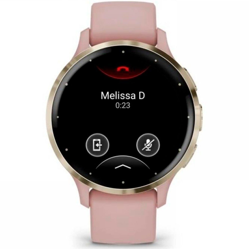 Garmin Venu 3S Soft Gold S. Steel Bezel w. Dust Rose Case and S. Band 010-02785-03