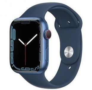 7 45mm LTE Blue Aluminum Case with Abyss Blue Sport Band MKJA3/MKJT3