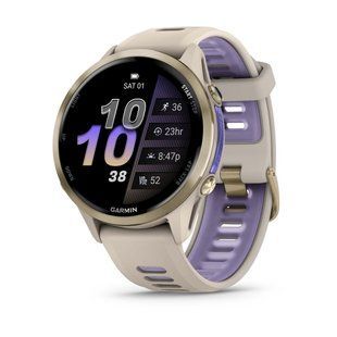 Garmin Forerunner 970 Soft Gold w. French Gray C. and Gray/T. Indigo Band (010-02969-02/12)