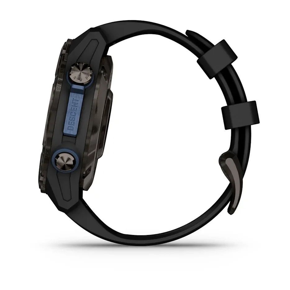 Смарт-годинник Garmin Descent Mk3i 43mm Carbon Gray DLC Titanium Black Silicone Band 010-02753-10/11