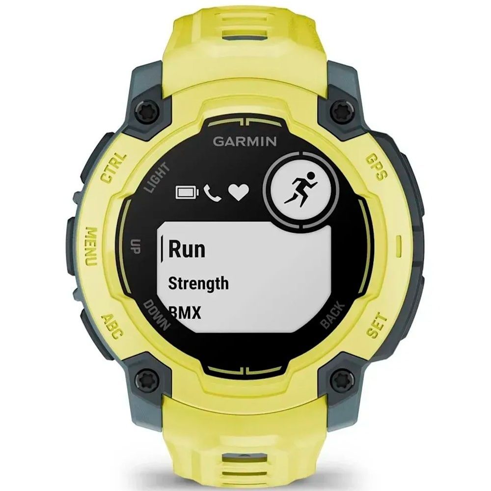 Смарт-годинник Garmin Instinct E 45mm Electric Lime with Electric Lime Band (010-02933-01)