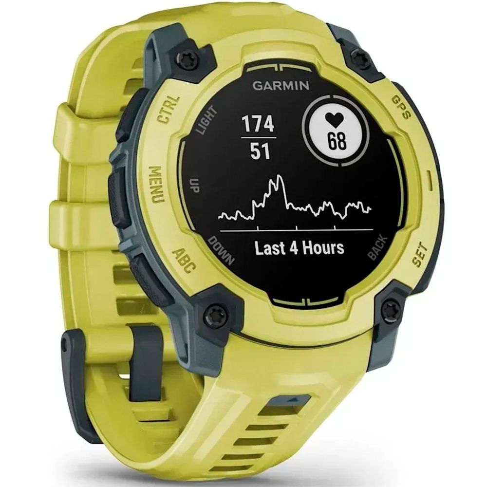 Смарт-годинник Garmin Instinct E 45mm Electric Lime with Electric Lime Band (010-02933-01)