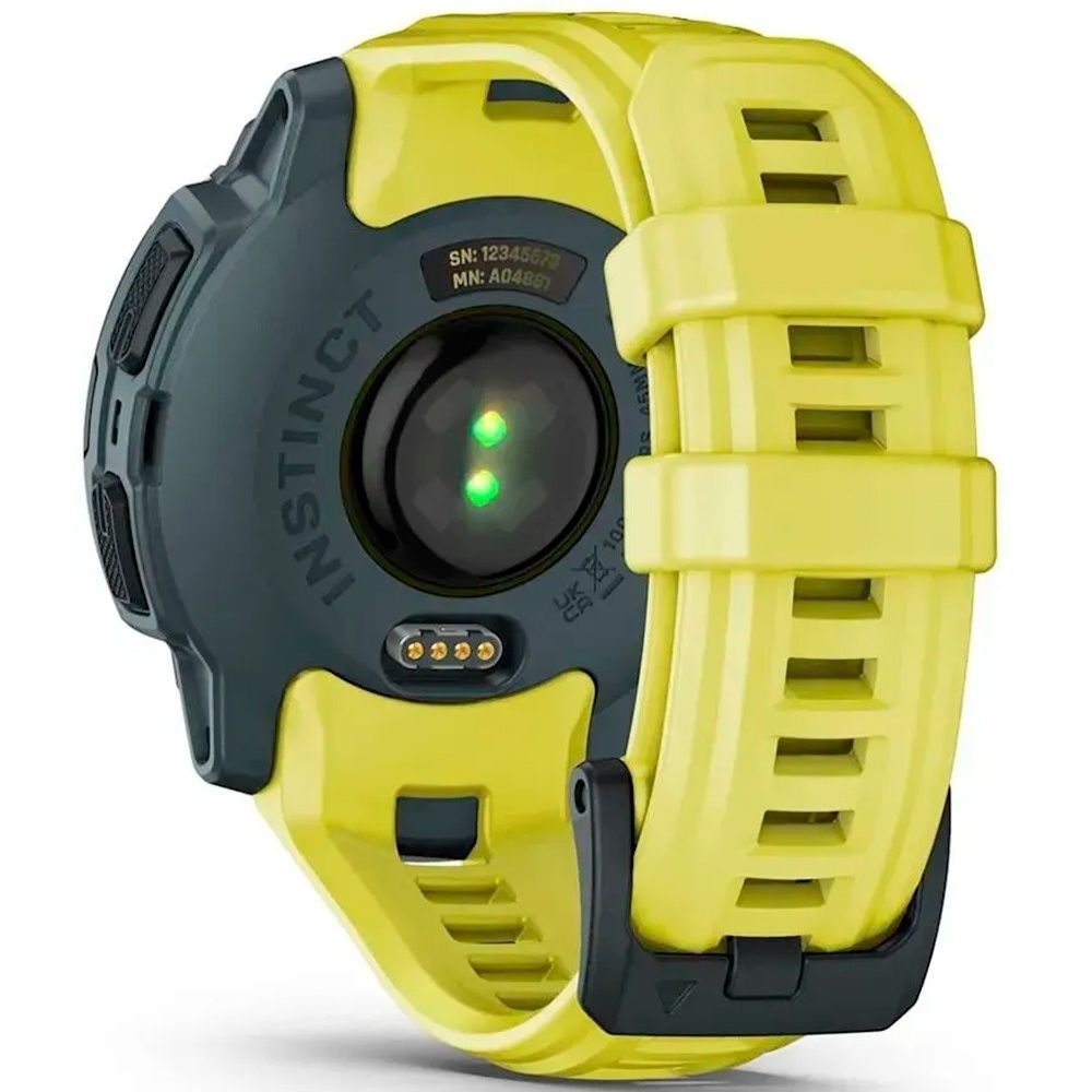Смарт-годинник Garmin Instinct E 45mm Electric Lime with Electric Lime Band (010-02933-01)