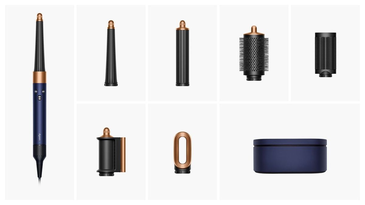 Мультистайлер Dyson Airwrap i.d. Multi-Styler Wavy Prussian blue/Rich copper (107163-01)