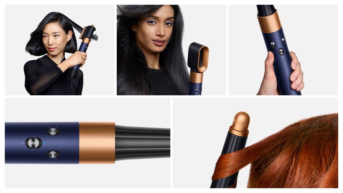 Мультистайлер Dyson Airwrap i.d. Multi-Styler Wavy Prussian blue/Rich copper (107163-01)