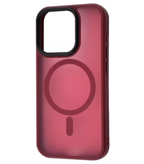 Чохол WAVE Matte Insane Case with MagSafe iPhone 15 Pro Dark Red 50836