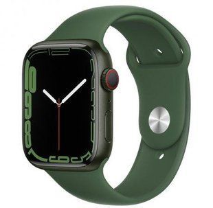 7 45mm LTE Green Aluminum Case with Clover Sport Band MKJ93/MKJR3
