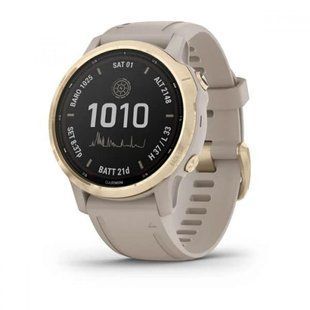 Garmin Fenix 6S Pro Solar Edition Light gold with light sand band 010-02409-10/11