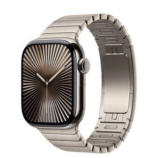 Apple Watch Series 10 Cellular 46mm Natural Titanium Case w. Natural Link Bracelet (MX163+MXMF3)