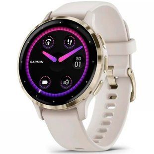 Garmin Venu 3S Soft Gold S. Steel Bezel with Ivory Case and S. Band 010-02785-04/54