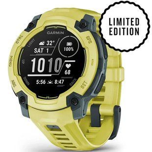 Смарт-годинник Garmin Instinct E 45mm Electric Lime with Electric Lime Band (010-02933-01)