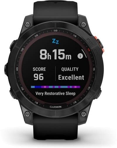 Garmin Fenix 7 Solar Slate Gray with Black Band 010-02540-10/11