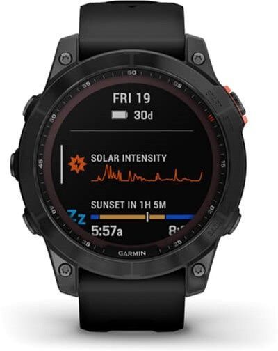 Garmin Fenix 7 Solar Slate Gray with Black Band 010-02540-10/11