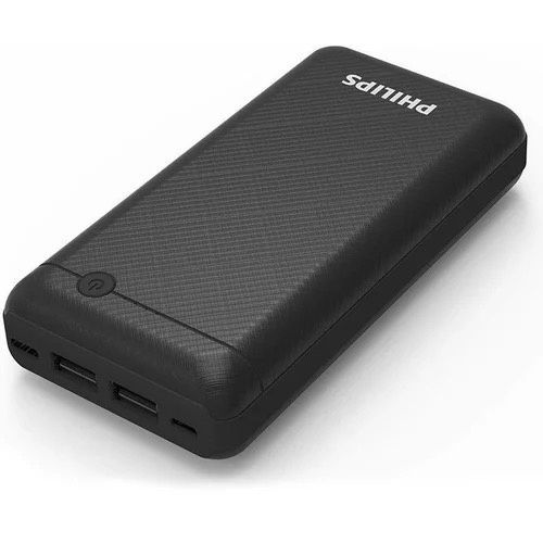 Зовнішній акумулятор Philips 20000 mAh Black (DLP1720CB)
