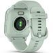 Garmin Venu Sq 2 Metallic Mint Aluminum Bezel with Cool Mint Case and Silicone Band 010-02701-02/12