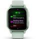 Garmin Venu Sq 2 Metallic Mint Aluminum Bezel with Cool Mint Case and Silicone Band 010-02701-02/12