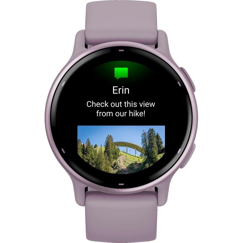 Garmin Vivoactive 5 Metallic Orchid Aluminum Bezel with Orchid Case 010-02862-13