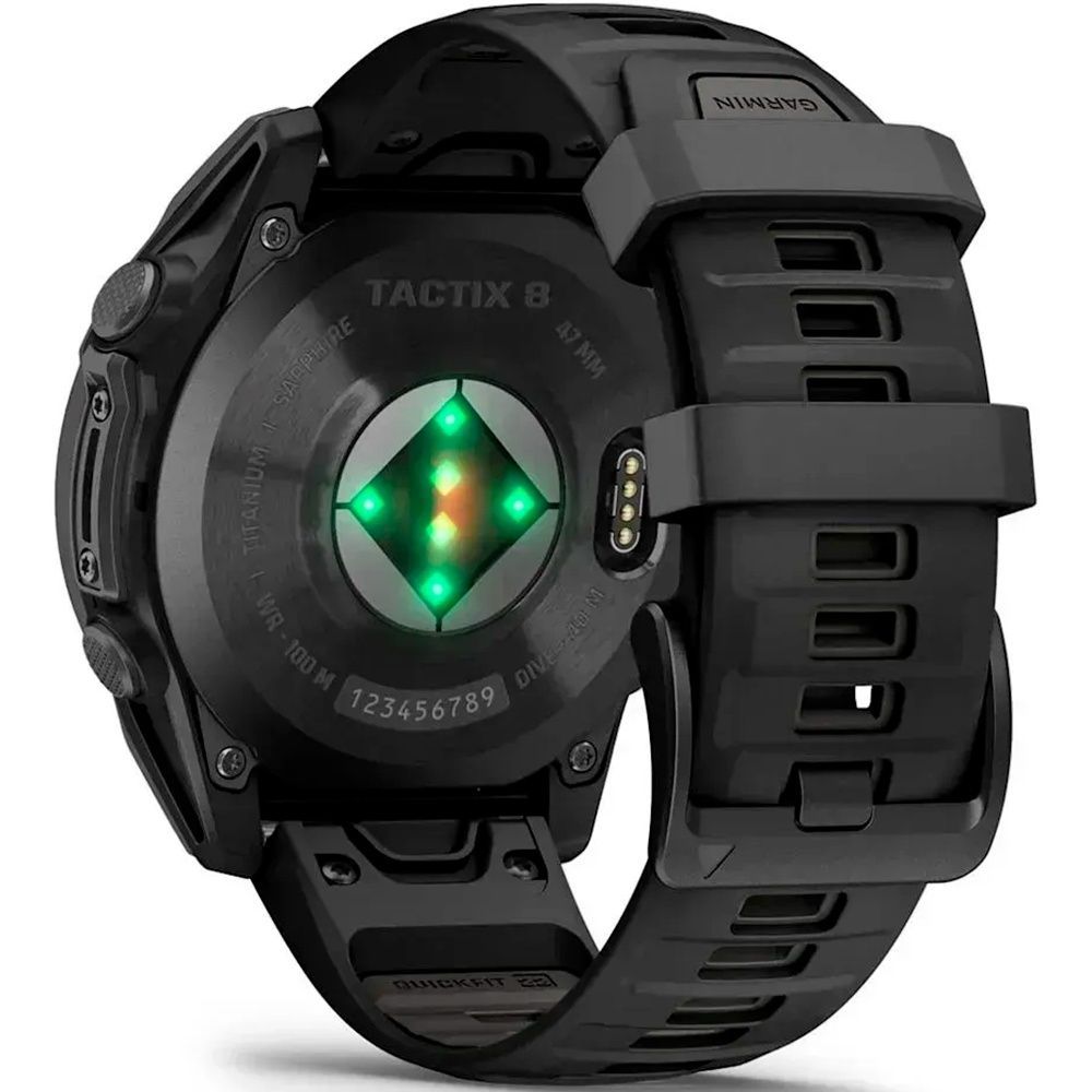 Смарт-годинник Garmin Tactix 8 47 mm AMOLED Includes Applied Ballistics Ultralight So (010-03405-01)