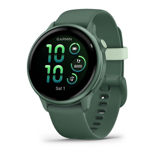Смарт-годинник Garmin Vivoactive 6 Metallic Jasper Green with Jasper Green Band (010-02985-02)