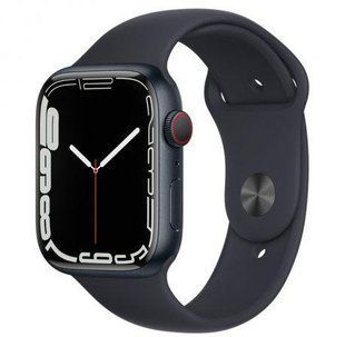 7 45mm LTE Midnight Aluminum Case with Midnight Sport Band MKJ73/MKJP3