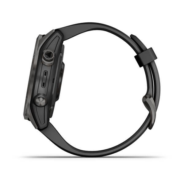 Garmin Fenix 7S Sapphire Solar Carbon Grey DLC Titanium Black Band 010-02539-24/25