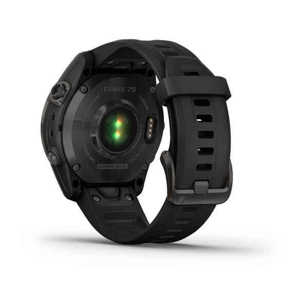 Garmin Fenix 7S Sapphire Solar Carbon Grey DLC Titanium Black Band 010-02539-24/25