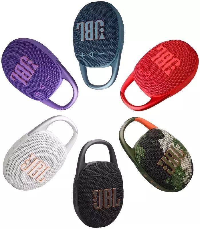 Портативна колонка JBL Clip 5 Black JBLCLIP5BLK