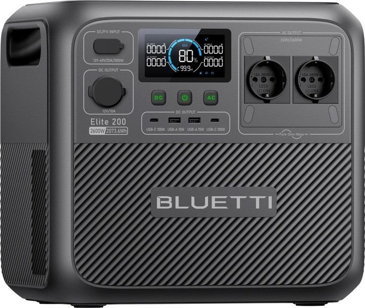 Зарядна станція BLUETTI Elite 200 V2 2600w, 2073w/h