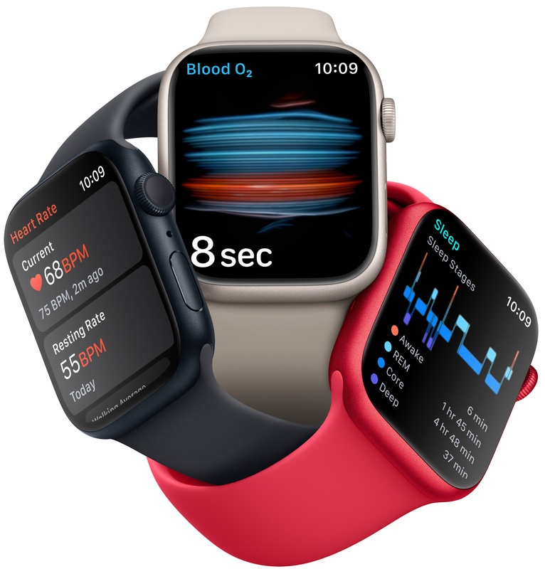 8 45mm Product Red with Product Red Sport Band MNUR3