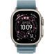 Apple Watch Ultra 3 GPS + Cellular 49mm Natural Tit. Case w. Light Blue Alpine Loop - Large (MEWP4)