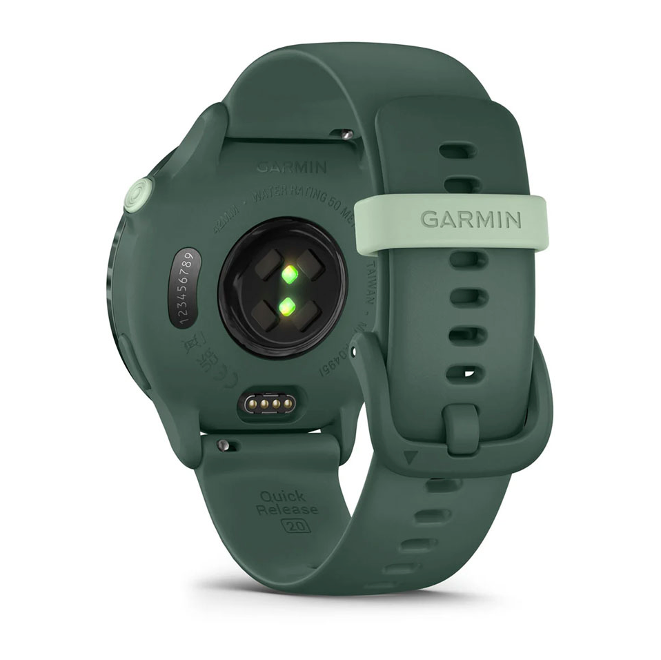 Смарт-годинник Garmin Vivoactive 6 Metallic Jasper Green with Jasper Green Band (010-02985-02)