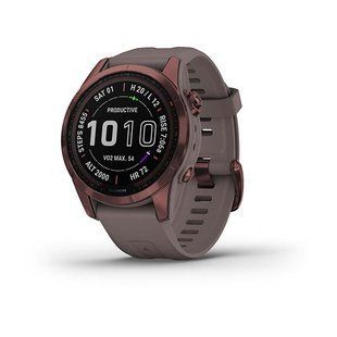 Garmin Fenix 7S Sapphire Solar Dark Bronze Titanium Shale Band 010-02539-28/29