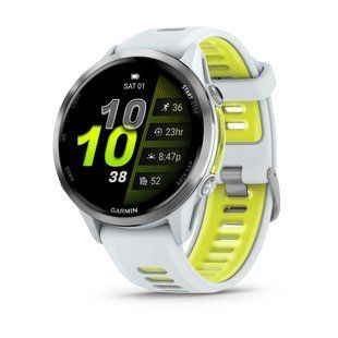 Garmin Forerunner 970 w. Whitestone Case and Whitestone/Yellow Band (010-02969-01/11)