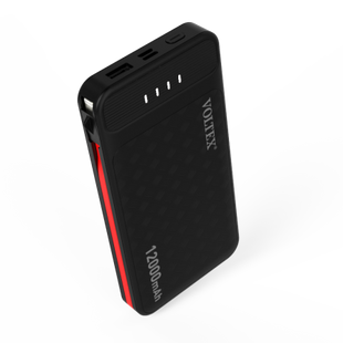 Voltex V-130 12000 mAh Black USB, USB Type-C, Apple Lightning