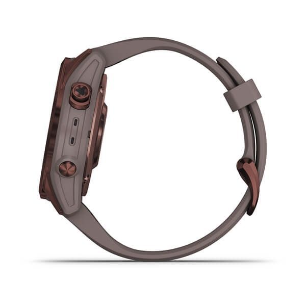 Garmin Fenix 7S Sapphire Solar Dark Bronze Titanium Shale Band 010-02539-28/29