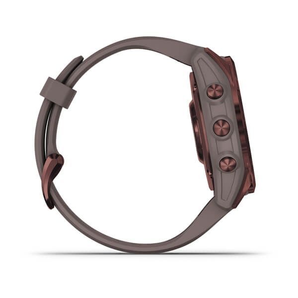Garmin Fenix 7S Sapphire Solar Dark Bronze Titanium Shale Band 010-02539-28/29