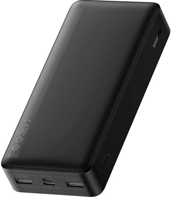 Павербанк Baseus 20000mAh Bipow Digital Display 15w Black PPDML-J01