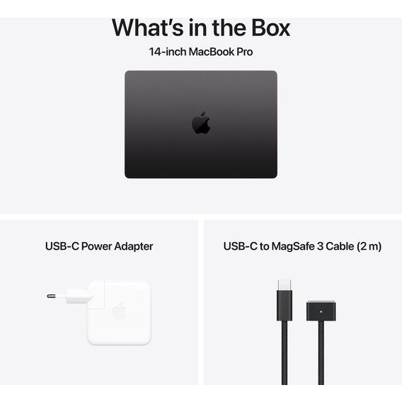 Ноутбук Apple MacBook Pro 14" Late M4 16/1Tb 10CPU, 10GPU 2024 Space Black (MW2V3)