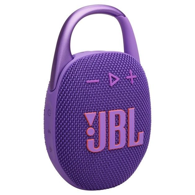 Портативна колонка JBL Clip 5 Purple (JBLCLIP5PUR)