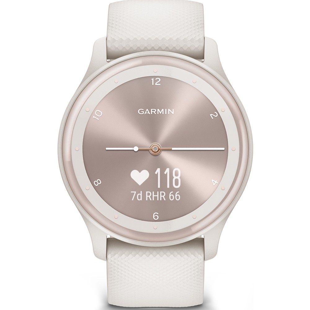 Garmin vivomove Sport, Ivory, Silicone, смарт-годинник 010-02566-01